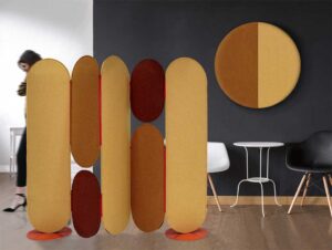 T-Light Slalom / Paravent acoustique pliant