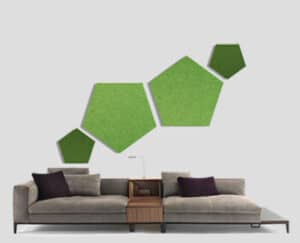T-Frame / Panneau acoustique mural Pentagone