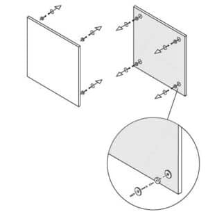 T-Frame / Panneau acoustique mural Pentagone