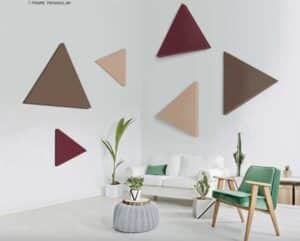 T-Frame / Panneau acoustique mural Triangle