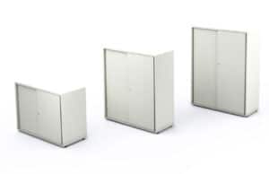 Armand / Armoire moyenne H134 x L120 cm Portes coulissantes