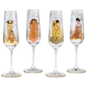 Gustav Klimt / Flûtes à Champagne par 4