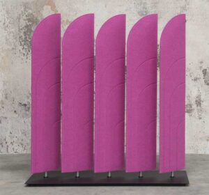Buzzispace BuzziBlinds Beach Lines / Cloison acoustique pivotante