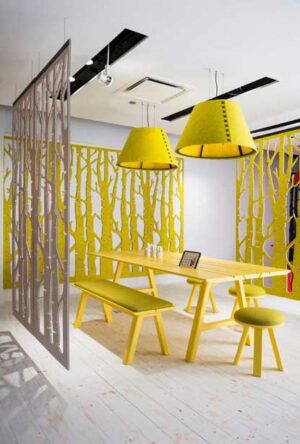 Buzzispace BuzziFalls / Suspension acoustique décorative