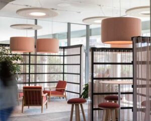 Buzzispace BuzziJet / Suspension acoustique lumineuse
