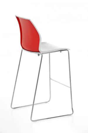 Kalea / Tabouret empilable bicolore