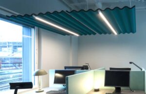 Scala Tak / Suspension acoustique éclairage LED