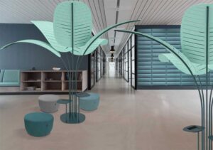 Oasis / Ilot acoustique décoratif