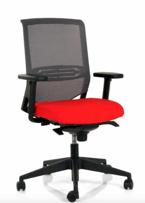 Keno R / Fauteuil de bureau accoudoirs 2D dossier résille
