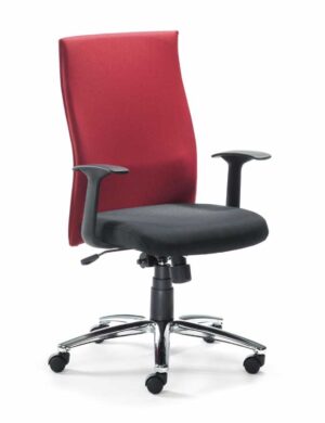 Ergostar / Fauteuil de bureau rembourré avec accoudoirs