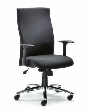 Ergostar / Fauteuil de bureau rembourré avec accoudoirs