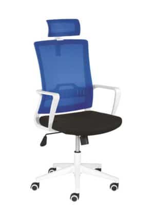 Studio / Fauteuil de bureau dossier résille avec appuie-tête