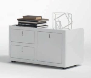 CBox Dieffebi / Caisson double 2 tiroirs + 1 dossiers suspendus