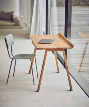 Nara / Bureau télétravail en bois L120 cm