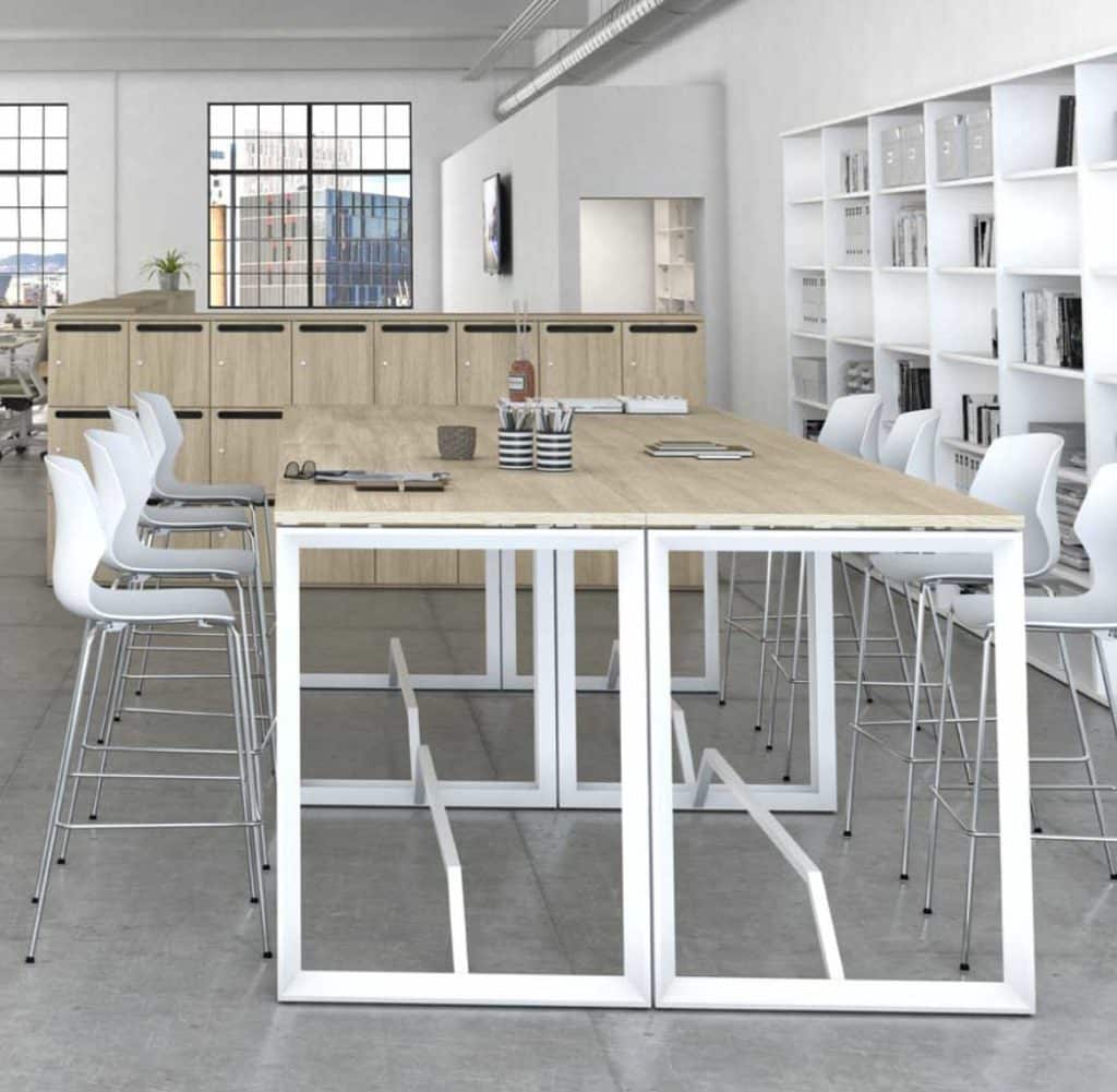 Net / Table haute avec repose-pieds MBDesign (ref. 27126i)