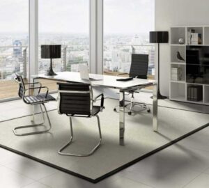 Doria / Bureau en verre