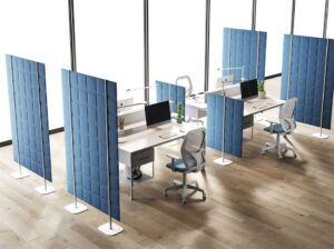 Tetrix / Panneau de séparation acoustique sur pied