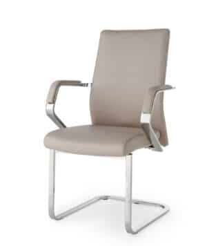 Vertu / Fauteuil visiteur cuir pleine fleur