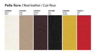 Vertu / Fauteuil visiteur cuir pleine fleur