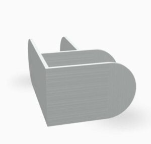 ZW6 Mdd / Connecteur d'angle pour 2 cloisons Sonic