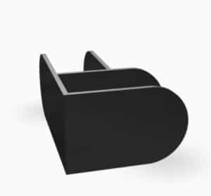 ZW6 Mdd / Connecteur d'angle pour 2 cloisons Sonic