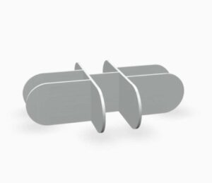 ZW8 Mdd / Connecteur d'angle pour 4 cloisons Sonic