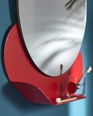 Nuvola Meme Design / Miroir mural avec tablette