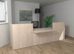 Lithos Dellarovere / Banque d'accueil avec PMR L300 cm