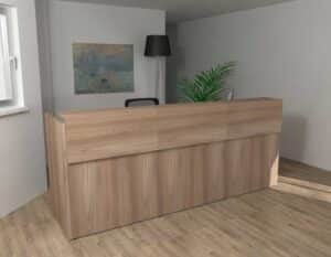 Lithos Dellarovere / Banque d'accueil avec tablette