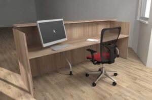 Lithos Dellarovere / Banque d'accueil avec tablette