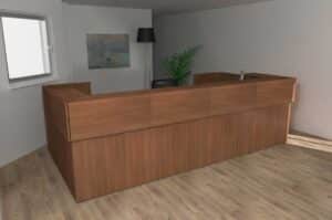 Lithos Dellarovere / Banque d'accueil 2 retours