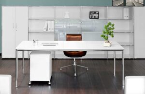 S-Desk Bosse / Bureau en verre