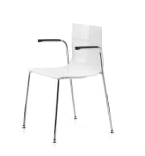 Slim fixed Moving / Chaise visiteur avec accoudoirs