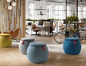 Snowpouf Caimi / pouf acoustique