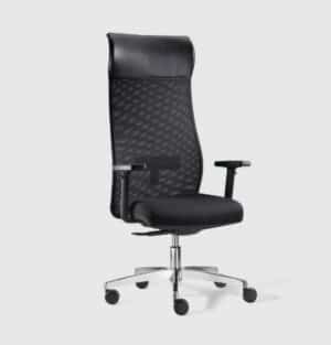Grid R Milani / Fauteuil de direction dossier résille