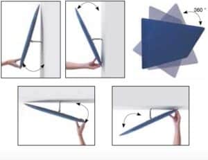 Flap Caimi / Panneau acoustique mural pivotant