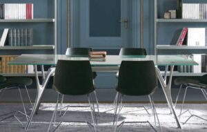 Pegaso Caimi / Bureau en verre