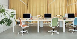 Fauteuil de direction ergonomique, Bibliothèque bureau direction