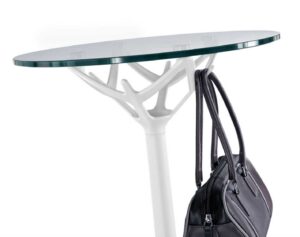 Cicerone Caimi / Table haute en verre