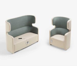People sofa Milani / Fauteuil dossier haut