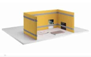 Pli desk Caimi / Ecran de séparation acoustique mobile