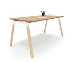 Cinétic pied A bois Harmony / Bureau individuel