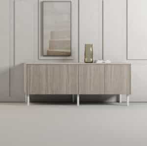 Rangement Arteco / crédence de bureau basse