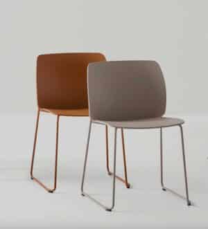 Aryn Max Inclass / Chaise visiteur pied traineau