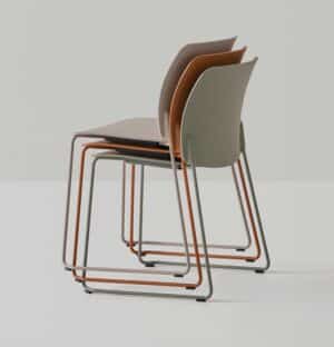 Aryn Max Inclass / Chaise visiteur pied traineau