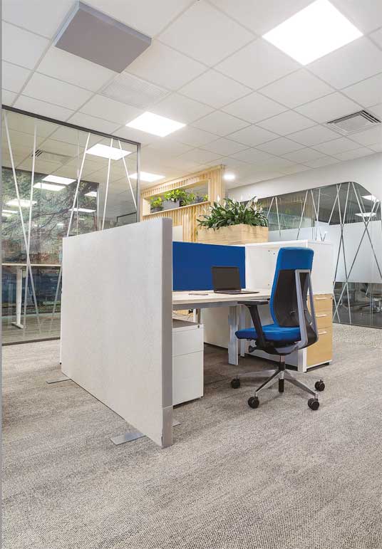 65303_1 - MonBureauDesign Partisound Arteck / Cloison de séparation acoustique sur pied Arteck Design – Solutions Acoustiques Innovantes pour Espaces de Travail (ref. 65303i)
