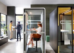 Hushphone Mikomax / Phone box acoustique Hushoffice