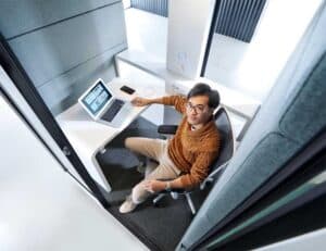 Hushwork Mikomax / Cabine acoustique Hushoffice
