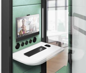 HushHybrid Mikomax / Cabine acoustique Hushoffice