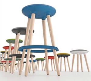 Everywhere eurosit / Tabouret de bar pieds bois
